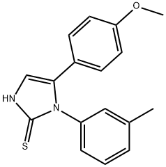 5-(4-methoxyphenyl)-1-(3-methylphenyl)-1H-imidazole-2-thiol Structure