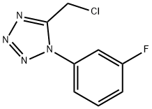 5-(chloromethyl)-1-(3-fluorophenyl)-1H-tetrazole Structure