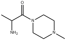 2-Amino-1-(4-methyl-piperazin-1-yl)-propan-1-one 구조식 이미지