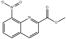 methyl 8-nitroquinoline-2-carboxylate 구조식 이미지