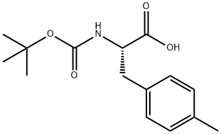 N-Boc-DL-4-methylPhenylalanine 구조식 이미지