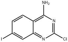 2-chloro-7-iodoquinazolin-4-amine Structure