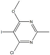 4-Chloro-5-iodo-6-methoxy-2-methylpyrimidine Structure