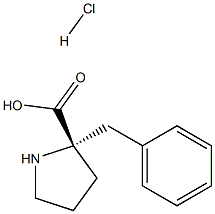 (S)-2-Benzylpyrrolidine-2-carboxylic acid hydrochloride Structure