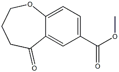 Methyl 5-oxo-2,3,4,5-tetrahydrobenzo[b]oxepine-7-carboxylate Structure