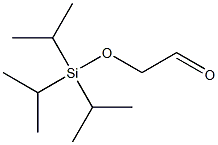 Acetaldehyde, [[tris(1-methylethyl)silyl]oxy]- 구조식 이미지