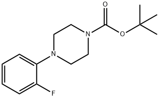 tert-butyl 4-(2-fluorophenyl)piperazine-1-carboxylate 구조식 이미지