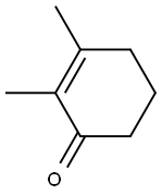 2,3-dimethylcyclohex-2-en-1-one 구조식 이미지