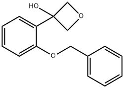 3-(2-(BENZYLOXY)PHENYL)OXETAN-3-OL Structure
