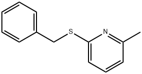 2-(benzylthio)-6-methylpyridine Structure