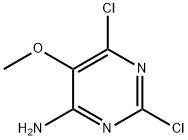 2,6-Dichloro-5-methoxy-4-pyrimidinamine 구조식 이미지