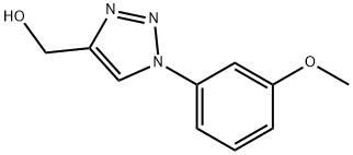 [1-(3-methoxyphenyl)-1H-1,2,3-triazol-4-yl]methanol 구조식 이미지