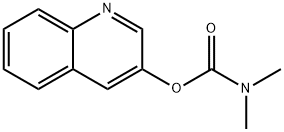 Carbamic acid, dimethyl-, 3-quinolinyl ester Structure