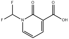 1-Difluoromethyl-2-Oxo-1,2-Dihydro-Pyridine-3-Carboxylic Acid Structure