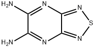 [1,2,5]Thiadiazolo[3,4-b]pyrazine-5,6-diamine 구조식 이미지