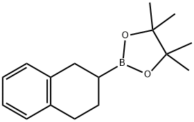 4,4,5,5-tetramethyl-2-(1,2,3,4-tetrahydronaphthalen-2-yl)-1,3,2-dioxaborolane 구조식 이미지