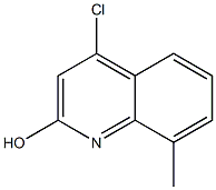 4-Chloro-8-methylquinolin-2-ol Structure