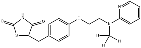 Rosiglitazone-d3 구조식 이미지