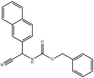 benzyl N-[cyano(naphthalen-2-yl)methyl]carbamate 구조식 이미지