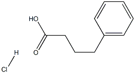 4-phenylbutyric acid hydrochloride 구조식 이미지