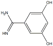 3,5-dihydroxybenzenecarboximidamide Structure