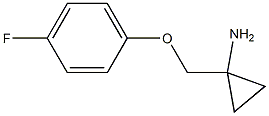 1-[(4-fluorophenoxy)methyl]cyclopropan-1-amine Structure