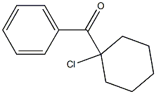 Methanone,(1-chlorocyclohexyl)phenyl- 구조식 이미지