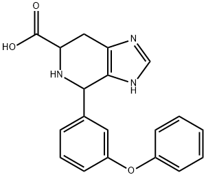 4-(3-phenoxyphenyl)-3H,4H,5H,6H,7H-imidazo[4,5-c]pyridine-6-carboxylic acid Structure