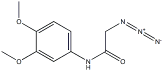 2-azido-N-(3,4-dimethoxyphenyl)acetamide Structure