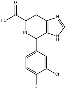 4-(3,4-dichlorophenyl)-3H,4H,5H,6H,7H-imidazo[4,5-c]pyridine-6-carboxylic acid 구조식 이미지