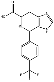 4-[4-(trifluoromethyl)phenyl]-3H,4H,5H,6H,7H-imidazo[4,5-c]pyridine-6-carboxylic acid Structure