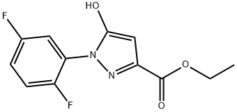 ethyl 1-(2,5-difluorophenyl)-5-hydroxy-1H-pyrazole-3-carboxylate Structure