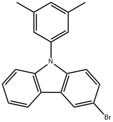 3-Bromo-9-(3,5-dimethylphenyl)-9H-carbazole Structure