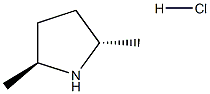 (2S,5S)-2,5-dimethylpyrrolidine:hydrochloride Structure