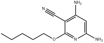 4,6-Diamino-2-pentyloxy-nicotinonitrile 구조식 이미지