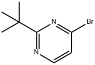 4-bromo-2-(tert-butyl)pyrimidine Structure