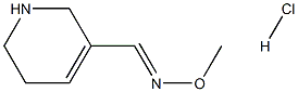 1,2,5,6-tetrahydropyridine-3-carbaldehyde O-methyl oxime hydrochloride Structure