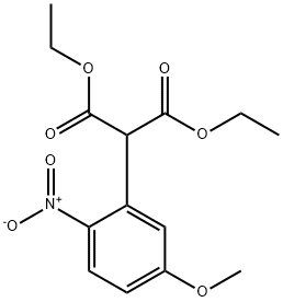 diethyl 2-(5-methoxy-2-nitrophenyl)malonate Structure