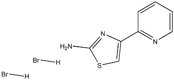 4-pyridin-2-yl-1,3-thiazol-2-amine:dihydrobromide Structure