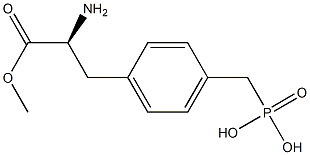 DL-4-phosphonomethyl-Phenylalanine methyl ester 구조식 이미지