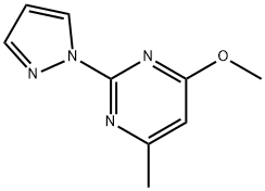 4-Methoxy-6-methyl-2-(1H-pyrazol-1-yl)pyrimidine 구조식 이미지