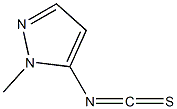 1H-Pyrazole, 5-isothiocyanato-1-methyl- 구조식 이미지