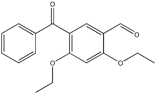 5-benzoyl-2,4-diethoxybenzaldehyde Structure