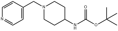 tert-Butyl 1-(pyridin-4-ylmethyl)piperidin-4-ylcarbamate Structure