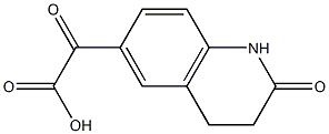 3,4-Dihydroquinoline-2-one 6-Oxoacetic Acid 구조식 이미지