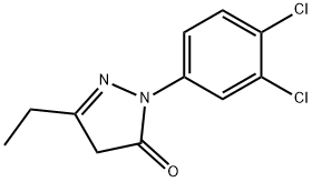 1-(3,4-dichlorophenyl)-3-ethyl-1H-pyrazol-5(4H)-one 구조식 이미지