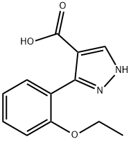 5-(2-ethoxyphenyl)-1H-pyrazole-4-carboxylic acid 구조식 이미지