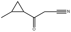 3-(2-methylcyclopropyl)-3-oxopropanenitrile Structure