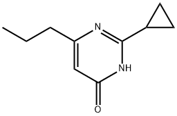 2-cyclopropyl-6-propylpyrimidin-4-ol Structure