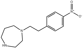 1-[2-(4-nitrophenyl)ethyl]-1,4-diazepane Structure